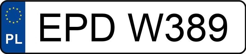 Numer rejestracyjny EPD W389 posiada SUZUKI SJ 410 De Luxe - EPDW389 Numer rejestracyjny EPD W389 posiada SUZUKI SJ 410 De Luxe - EPDW389