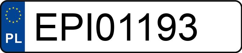 Numer rejestracyjny EPI 01193 posiada ALFA ROMEO 159 SW - EPI01193 Numer rejestracyjny EPI 01193 posiada ALFA ROMEO 159 SW - EPI01193