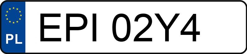 Numer rejestracyjny EPI 02Y4 posiada K 750M Z BOCZNYM WÓZKIEM - EPI02Y4