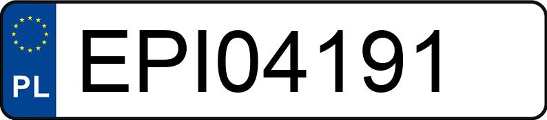 Numer rejestracyjny EPI 04191 posiada MERCEDES-BENZ S 320 3.0 CDI - EPI04191