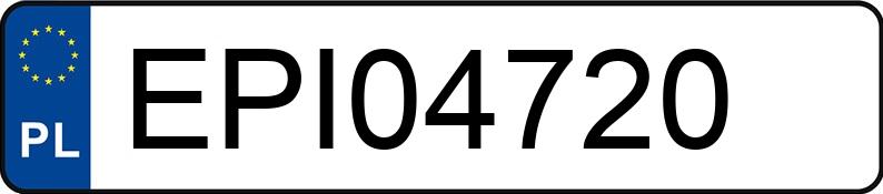 Numer rejestracyjny EPI 04720 posiada BMW 523i Kat. MR`95 E39 523i Kat. MR`95 E39 - EPI04720