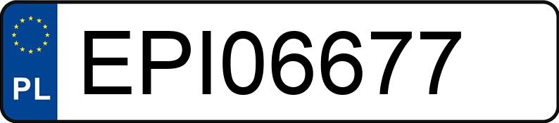 Numer rejestracyjny EPI 06677 posiada AUDI A4 AVANT - EPI06677