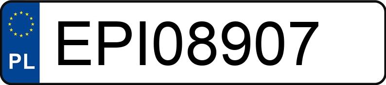 Numer rejestracyjny EPI 08907 posiada KIA CEE D - EPI08907