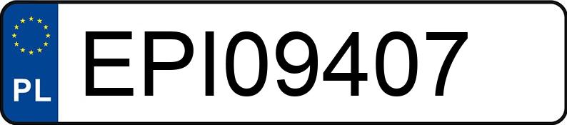Numer rejestracyjny EPI 09407 posiada BMW 320D - EPI09407