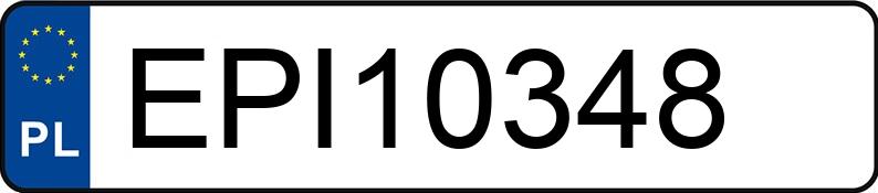 Numer rejestracyjny EPI 10348 posiada SKODA OCTAVIA - EPI10348 Numer rejestracyjny EPI 10348 posiada SKODA OCTAVIA - EPI10348