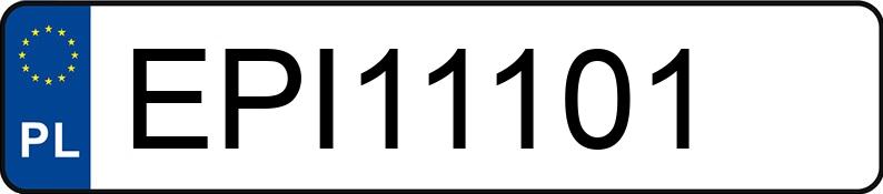 Numer rejestracyjny EPI 11101 posiada SKODA Kodiaq 2.0 TDI MR`17 E6 Scout SCR 4x4 DSG - EPI11101