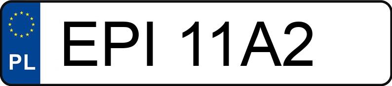 Numer rejestracyjny EPI 11A2 posiada VOLVO V70 - EPI11A2