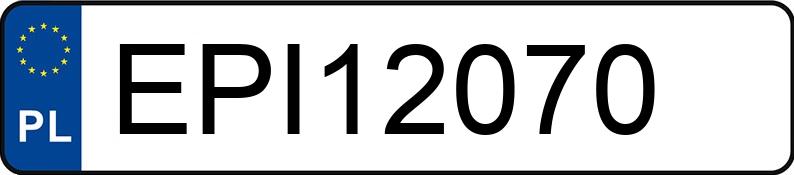 Numer rejestracyjny EPI 12070 posiada VOLKSWAGEN GOLF - EPI12070 Numer rejestracyjny EPI 12070 posiada VOLKSWAGEN GOLF - EPI12070