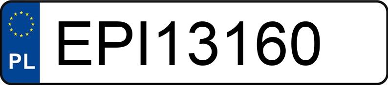 Numer rejestracyjny EPI 13160 posiada TOYOTA AVENSIS - EPI13160