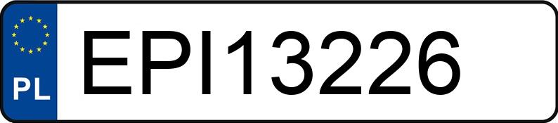 Numer rejestracyjny EPI 13226 posiada BMW 520i 24V Kat. E34 520i 24V Kat. E34 - EPI13226