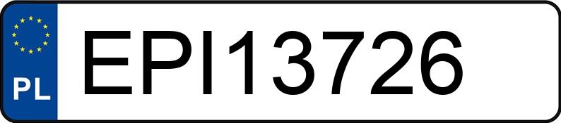 Numer rejestracyjny EPI 13726 posiada CITROEN C3 PICASSO - EPI13726