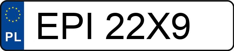 Numer rejestracyjny EPI 22X9 posiada HYUNDAI IX35 - EPI22X9