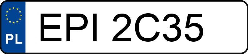 Numer rejestracyjny EPI 2C35 posiada VOLKSWAGEN PASSAT 1.9 TDI - EPI2C35