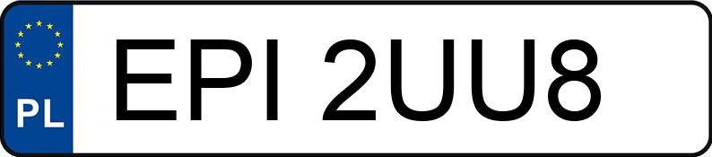 Numer rejestracyjny EPI 2UU8 posiada SKODA SUPERB - EPI2UU8