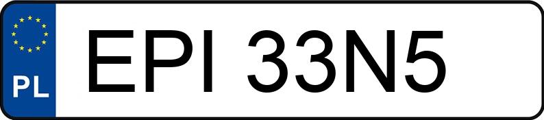 Numer rejestracyjny EPI 33N5 posiada SEAT LEON - EPI33N5