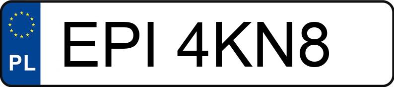Numer rejestracyjny EPI 4KN8 posiada HONDA CIVIC - EPI4KN8 Numer rejestracyjny EPI 4KN8 posiada HONDA CIVIC - EPI4KN8
