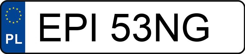 Numer rejestracyjny EPI 53NG posiada URSUS C 330 M - EPI53NG