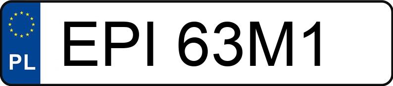 Numer rejestracyjny EPI 63M1 posiada FIAT Panda 1.1 MR`03 E4 Actual - EPI63M1 Numer rejestracyjny EPI 63M1 posiada FIAT Panda 1.1 MR`03 E4 Actual - EPI63M1