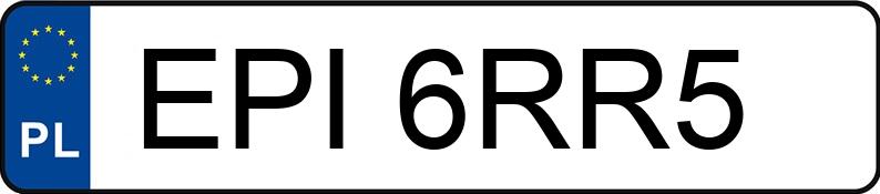 Numer rejestracyjny EPI6RR5 posiada BMW 320 Diesel Kat. MR`98 E46 320 Diesel Kat. MR`98 E46