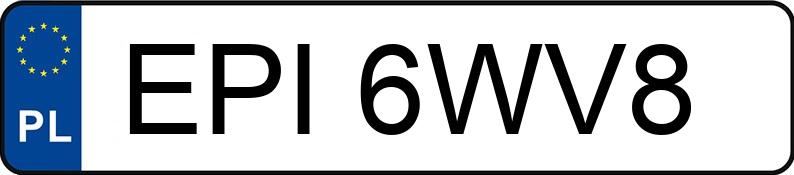 Numer rejestracyjny EPI6WV8 posiada LDS NPS 34.0t NPS-33