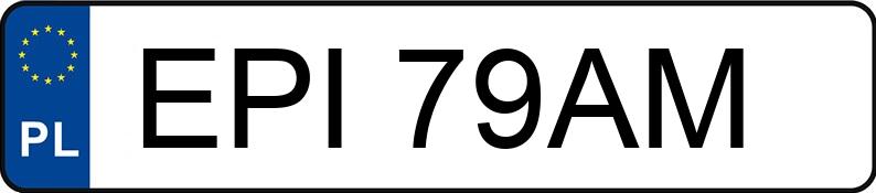 Numer rejestracyjny EPI 79AM posiada WAZ ŁADA SAMARA - EPI79AM