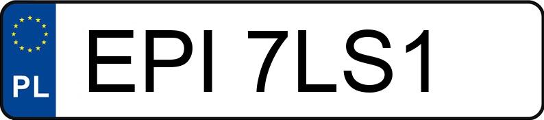 Numer rejestracyjny EPI 7LS1 posiada OPEL VECTRA - EPI7LS1 Numer rejestracyjny EPI 7LS1 posiada OPEL VECTRA - EPI7LS1