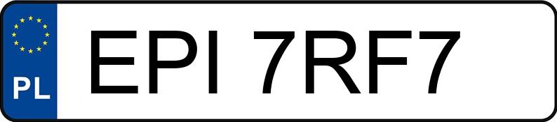 Numer rejestracyjny EPI 7RF7 posiada MERCEDES-BENZ 110 Vito Diesel MR`96 2.7t D F - EPI7RF7