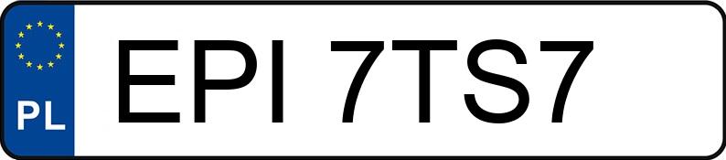 Numer rejestracyjny EPI 7TS7 posiada KIA CEE D - EPI7TS7 Numer rejestracyjny EPI 7TS7 posiada KIA CEE D - EPI7TS7