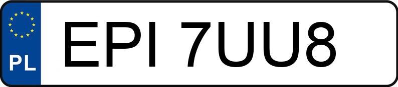 Numer rejestracyjny EPI 7UU8 posiada CHEVROLET Aveo 1.4 16V MR`04 E4 - EPI7UU8 Numer rejestracyjny EPI 7UU8 posiada CHEVROLET Aveo 1.4 16V MR`04 E4 - EPI7UU8