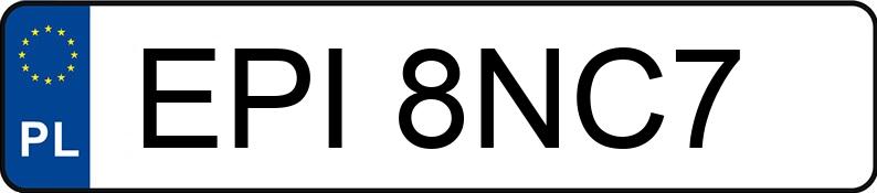 Numer rejestracyjny EPI 8NC7 posiada BMW 318D - EPI8NC7 Numer rejestracyjny EPI 8NC7 posiada BMW 318D - EPI8NC7