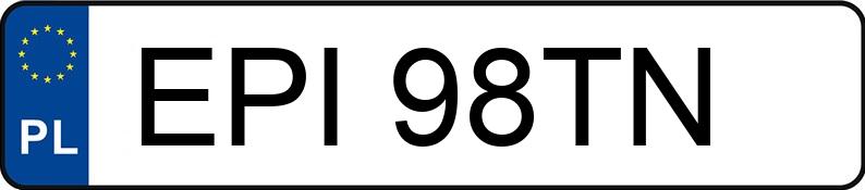 Numer rejestracyjny EPI 98TN posiada FIAT PUNTO - EPI98TN