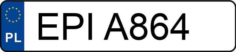 Numer rejestracyjny EPI A864 posiada FIAT 126 ELX Maluch SX - EPIA864