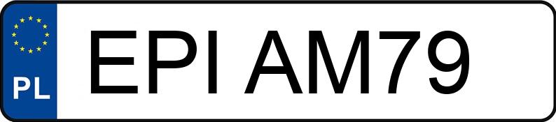 Numer rejestracyjny EPI AM79 posiada HYUNDAI TUCSON - EPIAM79