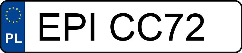 Numer rejestracyjny EPI CC72 posiada BMW 118 - EPICC72 Numer rejestracyjny EPI CC72 posiada BMW 118 - EPICC72