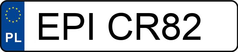 Numer rejestracyjny EPI CR82 posiada OPEL VECTRA - EPICR82