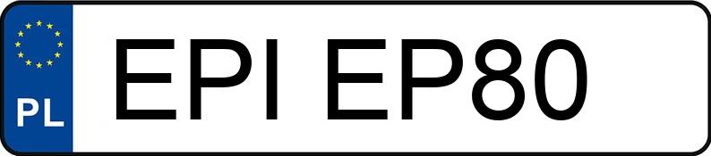 Numer rejestracyjny EPI EP80 posiada SKODA FABIA - EPIEP80