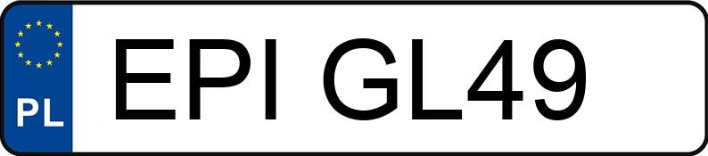 Numer rejestracyjny EPI GL49 posiada CITROEN DS4 1.6 HDI MR`11 E5 So Chic - EPIGL49