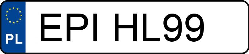 Numer rejestracyjny EPI HL99 posiada FORD FOCUS - EPIHL99