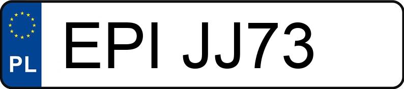 Numer rejestracyjny EPI JJ73 posiada SMART Smart Fortwo MR`15 E6 Smart Fortwo MR`15 E6 - EPIJJ73