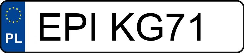 Numer rejestracyjny EPI KG71 posiada OPEL ASTRA - EPIKG71 Numer rejestracyjny EPI KG71 posiada OPEL ASTRA - EPIKG71