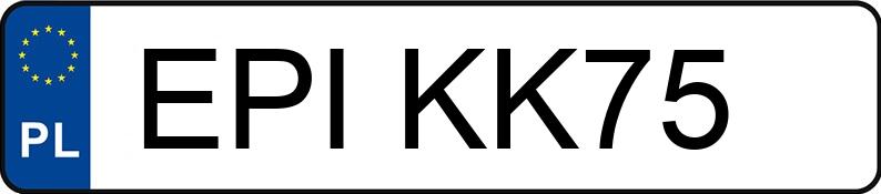 Numer rejestracyjny EPI KK75 posiada VOLKSWAGEN Golf IV 1.9 TDI MR`97 GTI - EPIKK75 Numer rejestracyjny EPI KK75 posiada VOLKSWAGEN Golf IV 1.9 TDI MR`97 GTI - EPIKK75