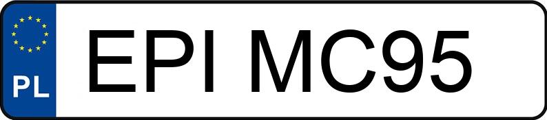 Numer rejestracyjny EPI MC95 posiada TOYOTA RAV4 - EPIMC95 Numer rejestracyjny EPI MC95 posiada TOYOTA RAV4 - EPIMC95