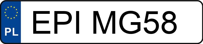 Numer rejestracyjny EPI MG58 posiada BMW 728i Kat. E38 728i Kat. E38 - EPIMG58 Numer rejestracyjny EPI MG58 posiada BMW 728i Kat. E38 728i Kat. E38 - EPIMG58
