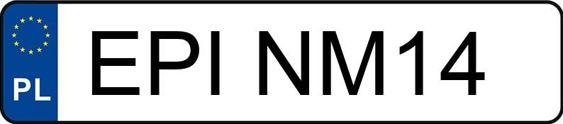 Numer rejestracyjny EPI NM14 posiada RENAULT Master RWD dCi MR`10 E4 3.5t L2H1 Pack Clim - EPINM14