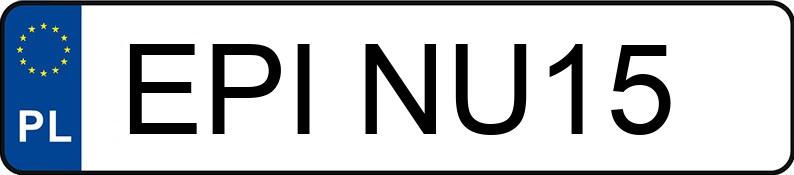 Numer rejestracyjny EPI NU15 posiada CITROEN C3 1.4 HDI - EPINU15