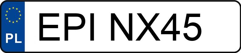 Il numero di registrazione EPI NX45 ha VOLKSWAGEN Polo IV TDI MR`05 E4 Sportline - EPINX45