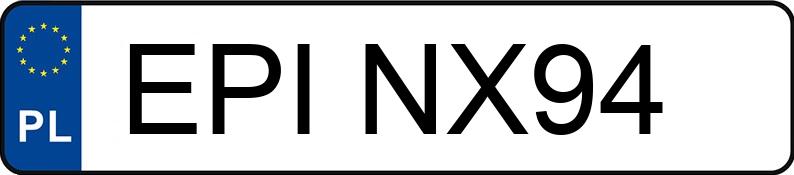 RegistreringsnummerEPI NX94 har AUDI A4 1.8 Kat. B5 T - EPINX94