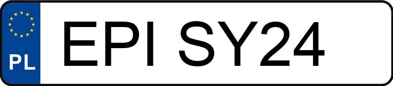Numer rejestracyjny EPI SY24 posiada HONDA ACCORD - EPISY24 Numer rejestracyjny EPI SY24 posiada HONDA ACCORD - EPISY24