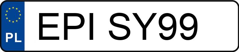 Numer rejestracyjny EPI SY99 posiada PEUGEOT 508 SW HDI MR`14 E6 Active S&S - EPISY99