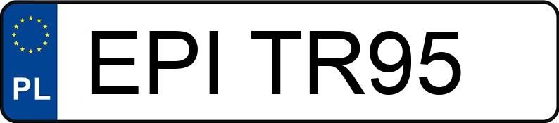 Numer rejestracyjny EPI TR95 posiada AUDI A3 2.0 TDi MR`06 E4 8P Ambition S tronic - EPITR95